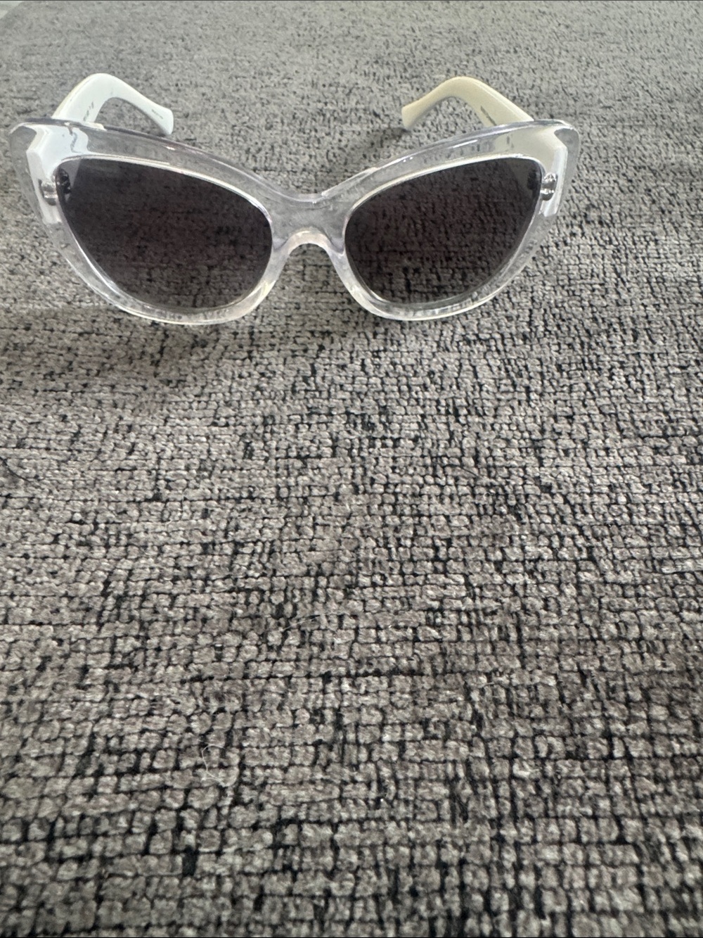 Coach sunglasses with Giorgio Armani Cream Sunglasses Case with Brown Dust Pouch